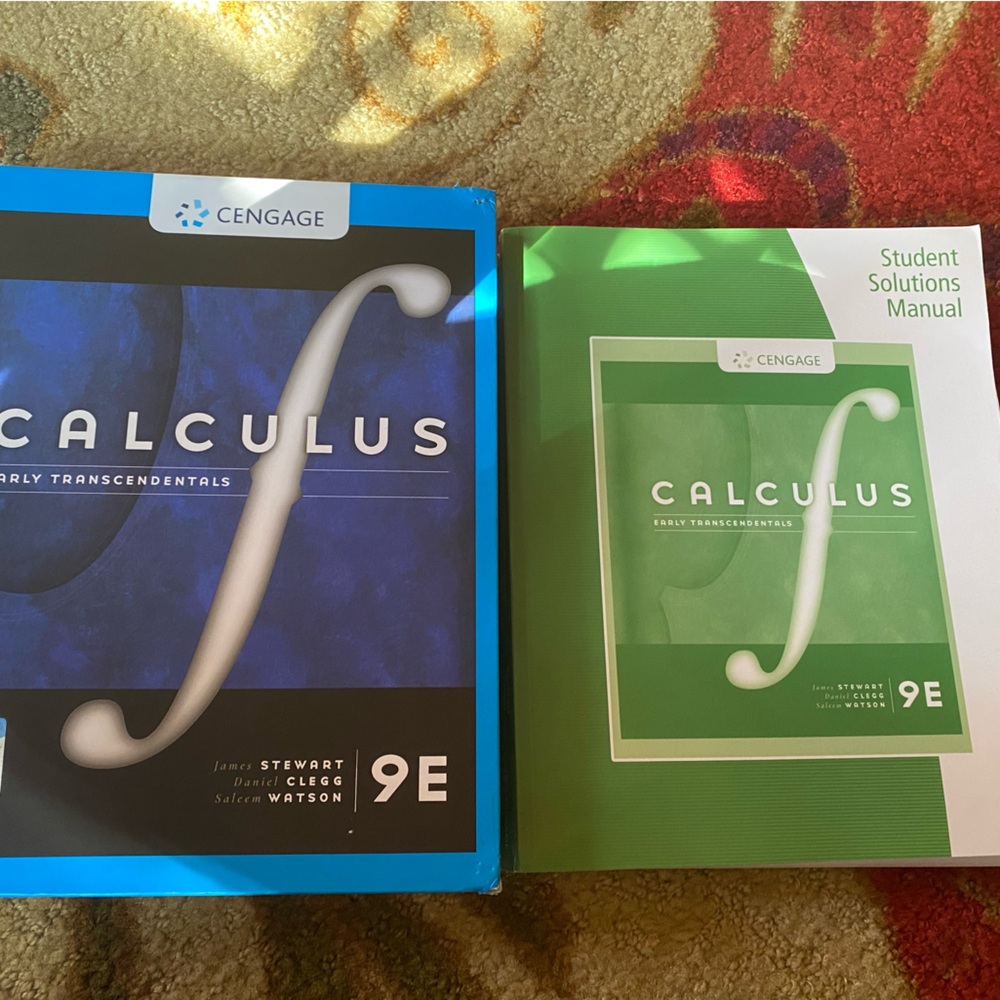 Calculus Early Transcendentals Ninth Edition and Student Solution Manual
